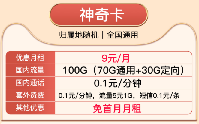 想換手機卡的朋友看這里 月租低至0元包100G全國流量+首免優(yōu)惠多多速來！