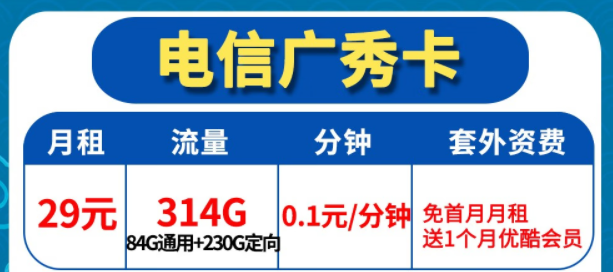 電信的流量卡到底好不好用？|電信廣秀卡、電信廣?？▅首月免費+送優(yōu)酷會員