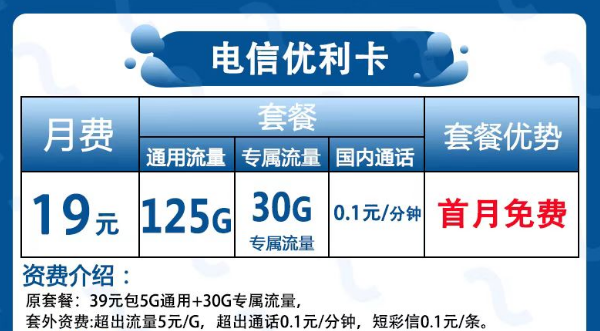 超級(jí)好用的電信流量卡套餐|電信優(yōu)利卡、電信桃心卡|均19元100G及以上通用流量|首免