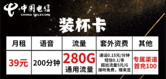 有合約期的流量卡就不好用？河北專用電信裝杯卡39元20G通用+260G省內(nèi)+可選號