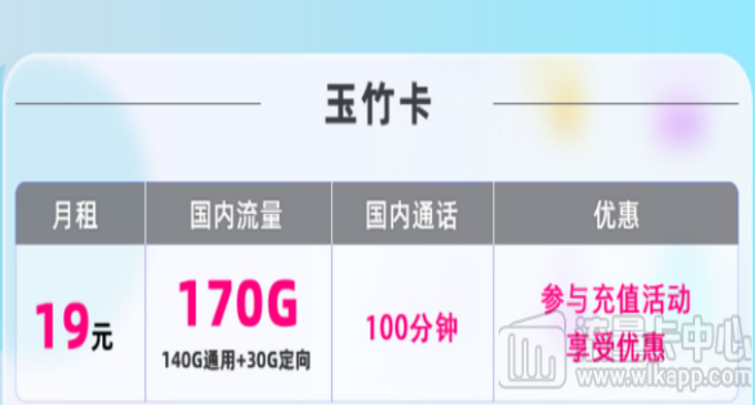 電信玉竹卡用起來怎么樣？?jī)?yōu)惠嗎？月租低嗎？免費(fèi)0元領(lǐng)取的流量卡！