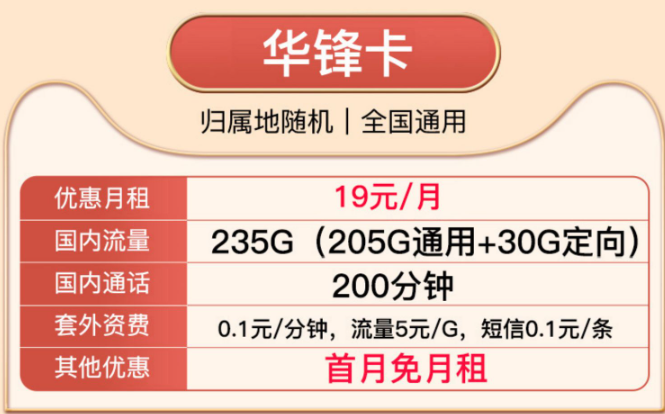 免費(fèi)領(lǐng)取流量卡啦！電信華鋒卡超多流量、免費(fèi)到家！